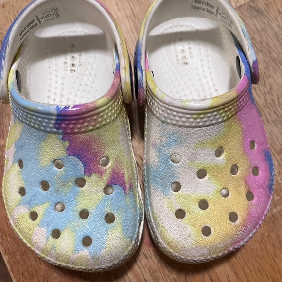 CROCS Other - Tie Dye Toddler CROCS Clog